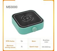 Omogeneizzatore ad Ultrasuoni Agitatore magnetico da laboratorio - Display digitale elettrico, 3000 giri/min, capacità 3 l, agitatore portatile con motore brushless, 12 V(MS3000-BG)