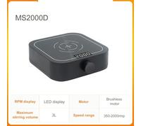 Omogeneizzatore ad Ultrasuoni Agitatore magnetico da laboratorio - Display digitale elettrico, 3000 giri/min, capacità 3 l, agitatore portatile con motore brushless, 12 V(MS2000D-BB)