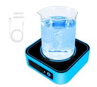 Omogeneizzatore ad Ultrasuoni Agitatore magnetico, mini piastra di agitazione magnetica con 2 barre, agitatore da 3000 giri/min, agitatori laboratorio(MS-M1000-Blue)