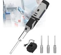 Omogeneizzatore per cellule e tessuti da laboratorio, omogeneizzatore ad alta velocità con dispersione da 0,5-250 ml, con testine di lavoro da 6 mm, 8 mm e 10 mm e supporto a forma di H ( Charge)