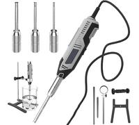 Omogeneizzatore per Tessuti Cellulari Da Laboratorio, 0,5-250Ml, Omogeneizzatore Portatile Ad Alta Velocità,Emulsionante Disperdente per Alimenti,Carica Di Miscelazione Cosmetica,Plugin-10mm+8mm