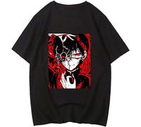 Omori Game Graphic Printed T-Shirt Harajuku Men Tshirt Casual Basics O-Collar Black Shirt Short Sleeve 100% Cotton Black S