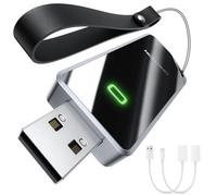 OMOTON Adattatore Carplay Wireless per Apple, Plug & Play, 2025 Nuovo aggiornamento Mini & Connessione Stabile, Supporta auto con CarPlay cablato, per iOS 10+, non per Android