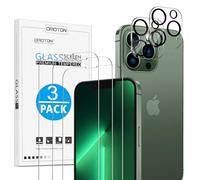 OMOTON Pellicola per iPhone 13 Pro Max Protettiva in Vetro Temperato, con supporto per l'installazione, compatibile con iPhone 13 Pro Max, 3 + 2 pezzi)