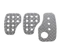 OMP 1021607 Serie 1050 Pedaliera Sportiva Argento Confezioni da 3