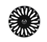 OMP Copricerchi 16" pollici Serie/Kit nero argento Copricerchi Auto OMPS07021612