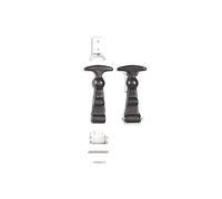 OMP EB/483 Coppia Elemento di fissaggio per cofano motorsport nero