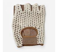 Men`S Driving Gloves Omp Tazio Brown (Size: S) NUOVO