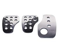OMP OA/1040/A Kit rivestimento pedale con kit di montaggio argento