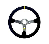E_0002_S37115022 Omp Volante Racing OMP Corsica Nero Ø 35 cm Auto, Moto E Nautic