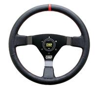 OMP OD/1980/NR Volante sportivo nero Rosso