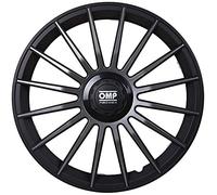 Omp OMP1411 Copricerchio Singolo da 14 ", Colore: Nero/Grigio