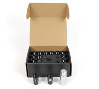 Set Dadi OMP 7075 40 mm M14 x 1,50 20 uds Nero