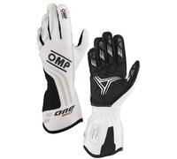 Omp Racing Guanti One EVO-X MY24 FIA 8856-2018, Bianco, Taglia L