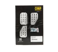 OMP RACING, INC. OA0-1000-003 Set Di 3 Pedali In Alluminio Sabbiato