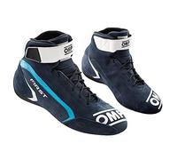 OMP Scarpe First Race My2021 Blu/Ciano Taglia 37 Fia 8856-2018, Mocassino Unisex-Adulto, Standard, EU