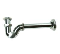 OMP Sifone ad esse S ottone cromato da 1'1/4 senza piletta per Lavabo Bidet