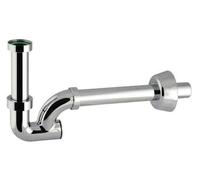 OMP Sifone per colonna in plastica cromata da 1' per Lavabo Bidet