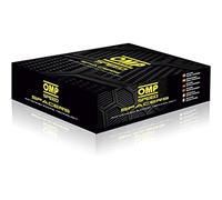 OMP Speed Gioco di 2 Distanziali Doppio Centraggio Spessore: 15mm PCD: 4x108 CB: 63.4 OD: 139 Prigioniero x8 M12x1.5 Nero Alluminio - OMPS08191501