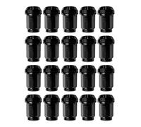 OMP SPEED - Set Dadi Cambio per Cerchi PCD DIN 10.9, Dadi Regolabili M12 x 1.50, Chiave 17/19 L: 33, Colore Nero