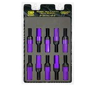 OMP SPEED - Set di viti Performance con protezione in alluminio, M12X1.25, HEX: 17-19, L: 28 mm, colore: viola