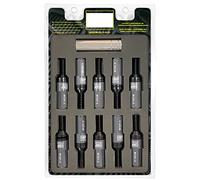 Omp Speed Set di viti Performance con protezione in alluminio M12X1.5 Hex 17-19, L 28 mm, colore argento alluminio 7075+DIN 12.9, 20+1 per scatola