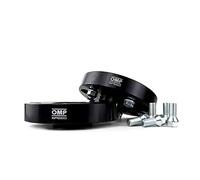 OMP SPEED - Set distanziali doppio centraggio/doppio fissaggio 30 mm 5 x 112/5 x 112 CB, altezza: 66,5 CB, lunghezza: 66,5, OD: 150 M14 x 1,5, nero