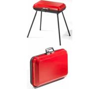 OMPAGRILL BARBECUE A VALIGETTA 28-46 IN ACCIAIO CON COPERCHIO 40099