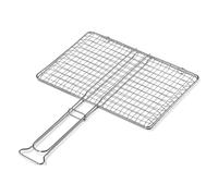 OMPAGRILL Graticola Doppia In Acciaio c27x37 c35x40 m Barbecue BBQ Giardino