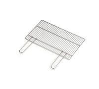 Ompagrill Graticola Griglia per Arrostire Barbecue Camino Manici a Tondino Richiudibili 67 x 40 cm