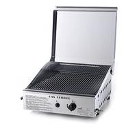 Ompagrill Piastra di Cottura in Ghisa A Gas Gpl E Metano Plancha Single 4043 Cover/M