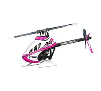 OMPHOBBY M1 V3 PRO 100 Class Size Mini 3D RC elicottero BNF, 6CH Direct Drive con Built-in ELRS Receiver & OFS3+ controllo di volo, motore brushless, 2S LiHV batteria No Controller Rosa