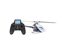 OMPHOBBY M2 EVO MK2 Pronto al Volo Elicottero Radiocomandato Professionale Motori Brushless Direct-Drive 6CH Elicotteri Telecomandati per Adulti, Mini Drone 3D con Telecomando RTF Bianco