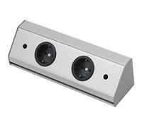 ompi Ciabatta elettrica Corner Compact 230 V, massimo 3500 W, 260 mm, in acciaio inox effetto, 13940262200