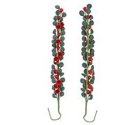 Omquot 1:12 Mini Casa delle Bambole Rose String Swing Bouquet Decorativo per Scena da Giardino da Sogno Resina Rosa (Rosa Rossa)