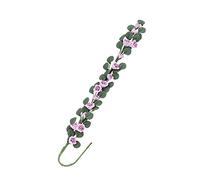 Omquot 1:12 Mini Casa delle Bambole Rose String Swing Bouquet Decorativo per Scena da Giardino da Sogno Resina Rosa (rosa viola)
