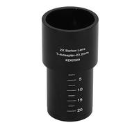 Omquot 2 x microscopio HD con lente ottica per immagini chiare, leggero e universale, alloggiamento in lega di alluminio da 23,2 mm per microscopi biologici