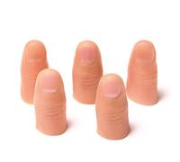 Omquot 20 Pezzi Pollice Finto Morbido Copripollice Giocattolo per per Scherzi alle Feste Perfetto per Adulti e Bambini Realizzato in Morbida Gomma (Come Spettacolo)