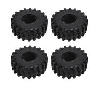 Omquot 4 Pezzi RC Pneumatici per Auto Presa Migliorata in Plastica Controllo Forte per Auto Cingolata Assiale 1/10 RC