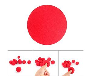 Omquot Accessori per torre di palla in spugna morbida rossa per l'aspetto e la scomparsa magici per spettacoli di festa per bambini