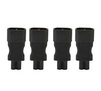 Omquot Adattatore di alimentazione IEC320 C14 a C7, Convertitore Universale Affidabile per PC Portatile PDU, 4 Pezzi