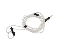 Omquot Aggiornamento del Cavo per Auricolari a 2 Pin da 0,78 Mm con Rame Placcato Argento per un Suono Chiaro e Un'esperienza Senza Grovigli Perfetto per Auricolari ZSN e CCA da 1,2 M