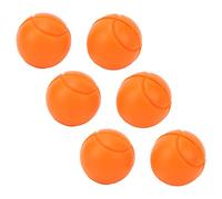 Omquot Ammortizzatore per Racchetta da Tennis in Silicone, 6 pezzi, per tiri vibranti e un gioco confortevole per gli amanti del Tennis (arancione)