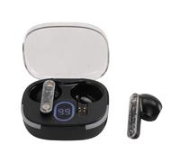 Omquot Auricolari Bluetooth Stereo Wireless con Touch Control per gli Amanti della Musica Compatti e Resistenti Neri 2 unità