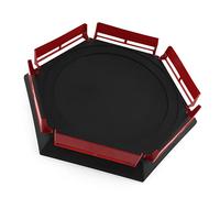 Omquot Battle Top Bord Durevole e Sicuro per Trottola Scoppiata, Giocattolo da Gioco per Regali per Bambini, Stadio di Plastica (215g/7,6 once)