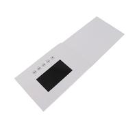Omquot Biglietto d'auguri Video Elettronico, Display con Immagini Nitide Schermo LCD Portatile Ad Alta Definizione con Rapporto 4:3 Videolibro Dal Design Flessibile con Adesivi per il Compleanno (5