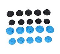 Omquot Bigodini in Silicone 20 Pezzi Ipoallergenici Leggeri Portatili, Ottimo Regalo per Donne e Ragazze