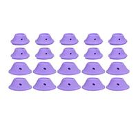 Omquot Bigodini in Silicone Wave Ex Bigodini Senza Calore per Donna, Innocui per i Capelli, Portatili per il Lavoro Quotidiano, Set di Lavabili per Tutti i di Capelli, 20 Pezzi