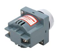 Omquot Buzzer Allarme Tipo Elettromagnetico Preciso, Alta Potenza 80dB, per Uso Industriale, Materiale PC Ignifugo (AC220V)
