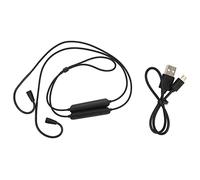 Omquot Cavo adattatore per cuffie senza fili con controller e microfono per IE80 IE80S IE 8 IE 8i, BT 5.0, tempo di conversazione 10H, nero